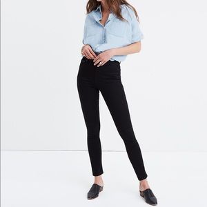 Madewell 10” Skinny High-Rise Black